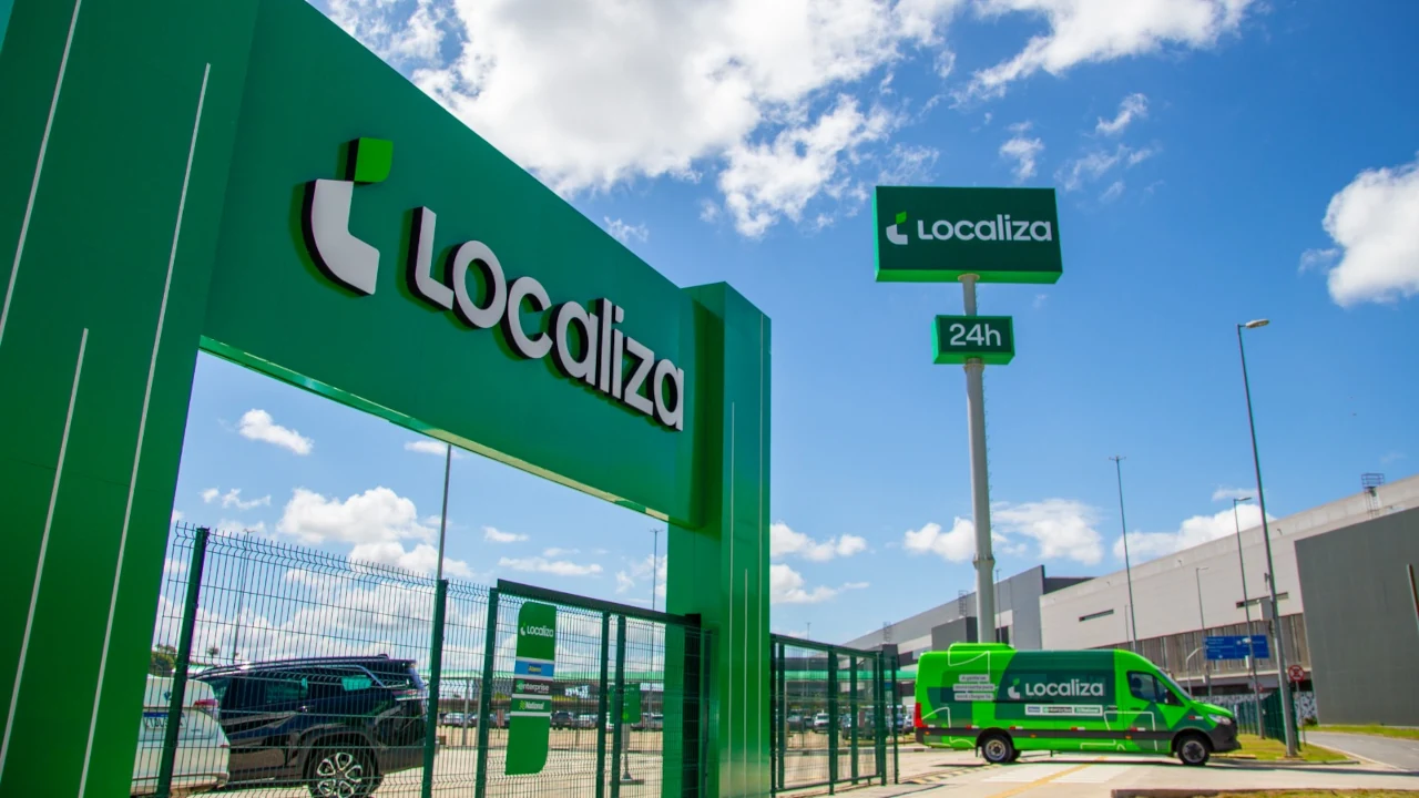 Fachada de loja da Localiza