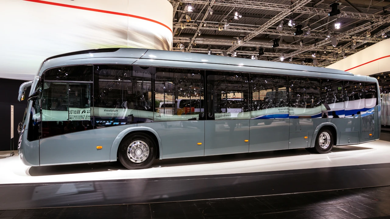 Ônibus fabricado pela Marcopolo