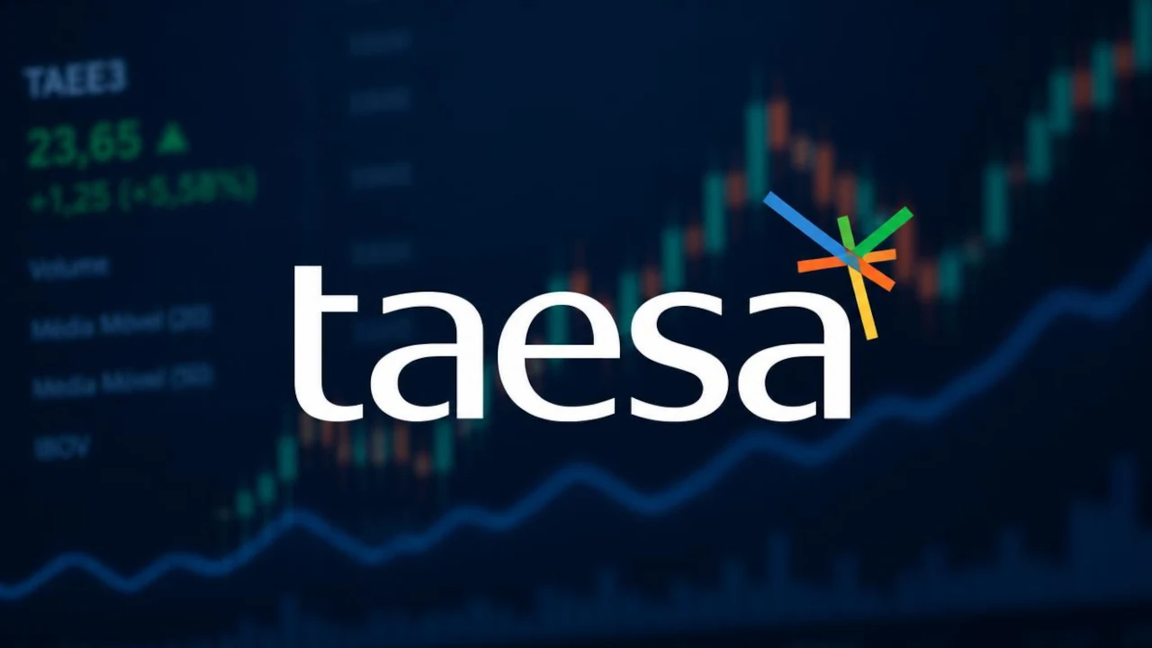 Logo da Taesa em destaque em imagem de IA