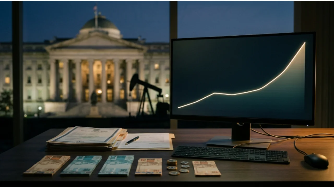 Taxas dos títulos longos do Tesouro Direto sobem com avanço dos Treasuries e do petróleo.