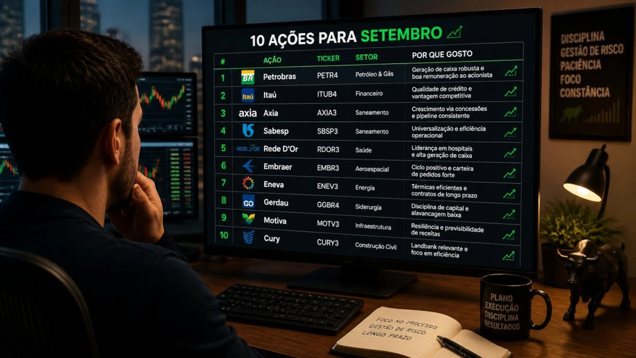 Ações para setembro: BTG traz carteira “blindada” para eleições