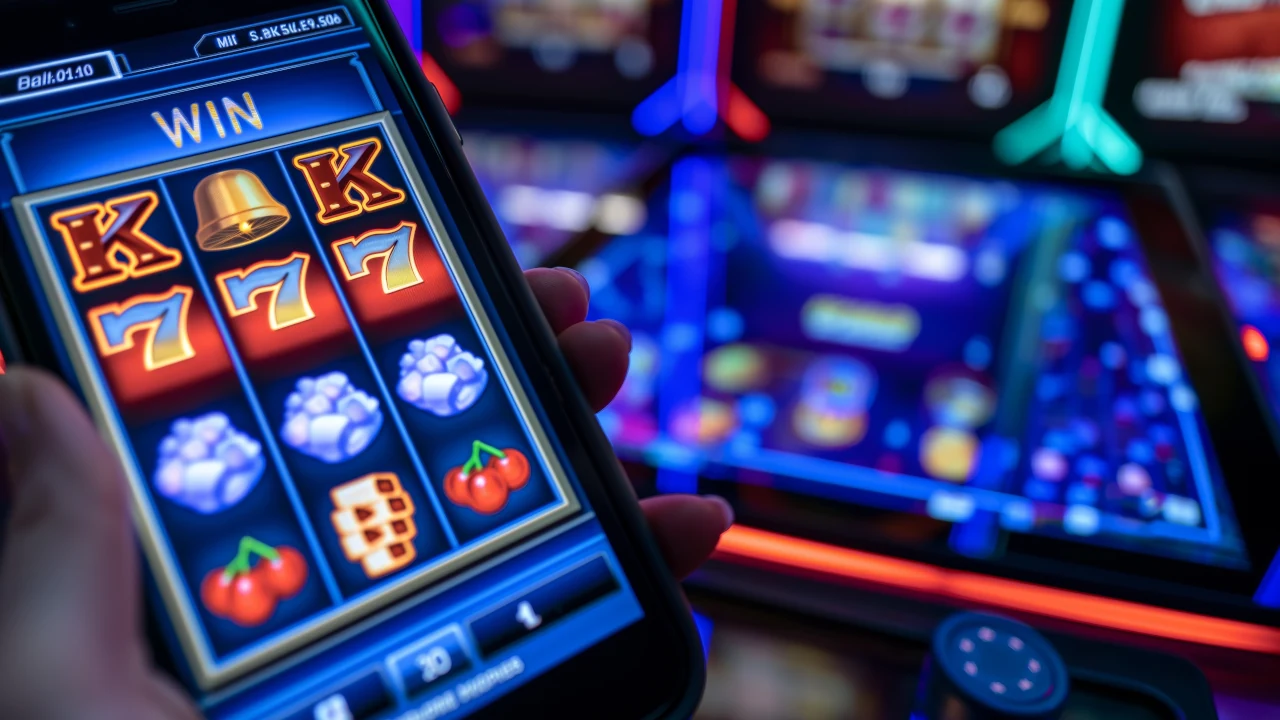 Tela de celular com jogo de aposta agora proibido pela MP das Bets