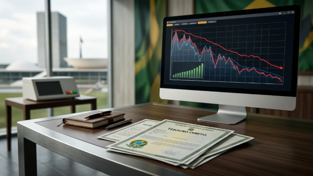 Tesouro Direto hoje: taxas despencam com corrida eleitoral mais apertada