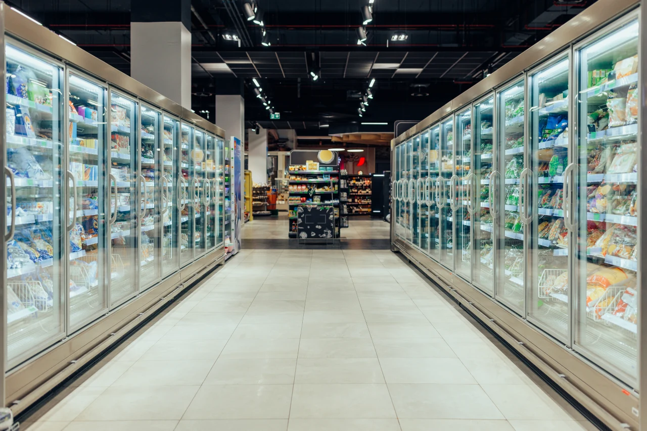 Imagem de supermercado para alimentos e bebidas