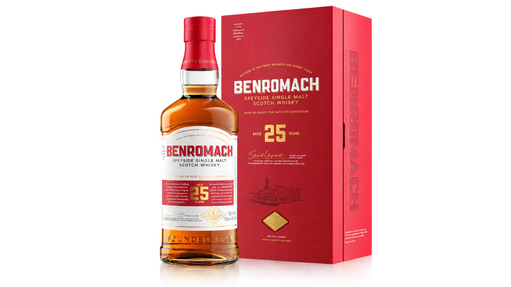 Benromach lança uísque de 25 anos e amplia sua linha de single malts