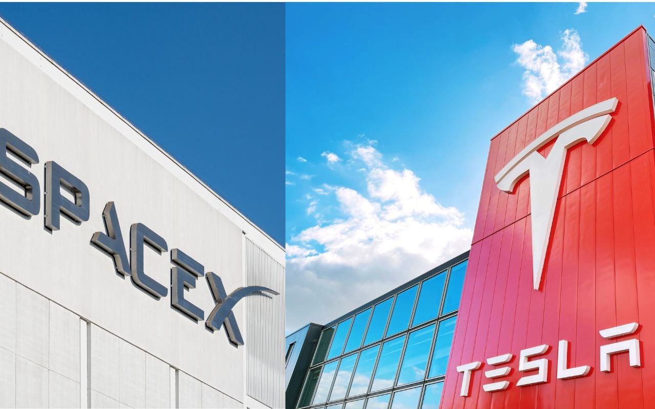 Montagem de fusão Tesla e SpaceX