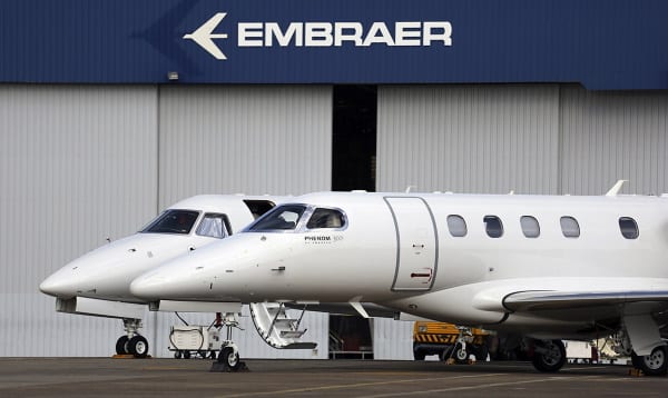 Embraer (EMBR3) entrega 198 jatos em 2019, alta de 9%