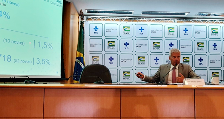 Governo monitora 132 casos suspeitos de coronavírus no Brasil