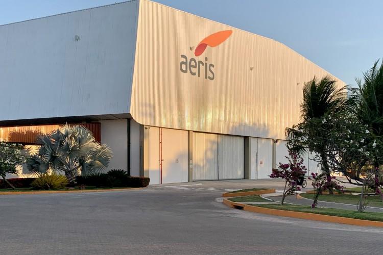 Imagem da fábrica da Aeris (AERI3) que registrou prejuízo no 2TRI23