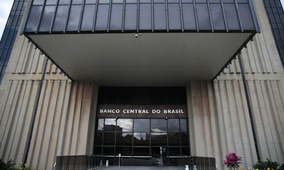 Imagem mostra fachada do Banco Central, o BC do Brasil.