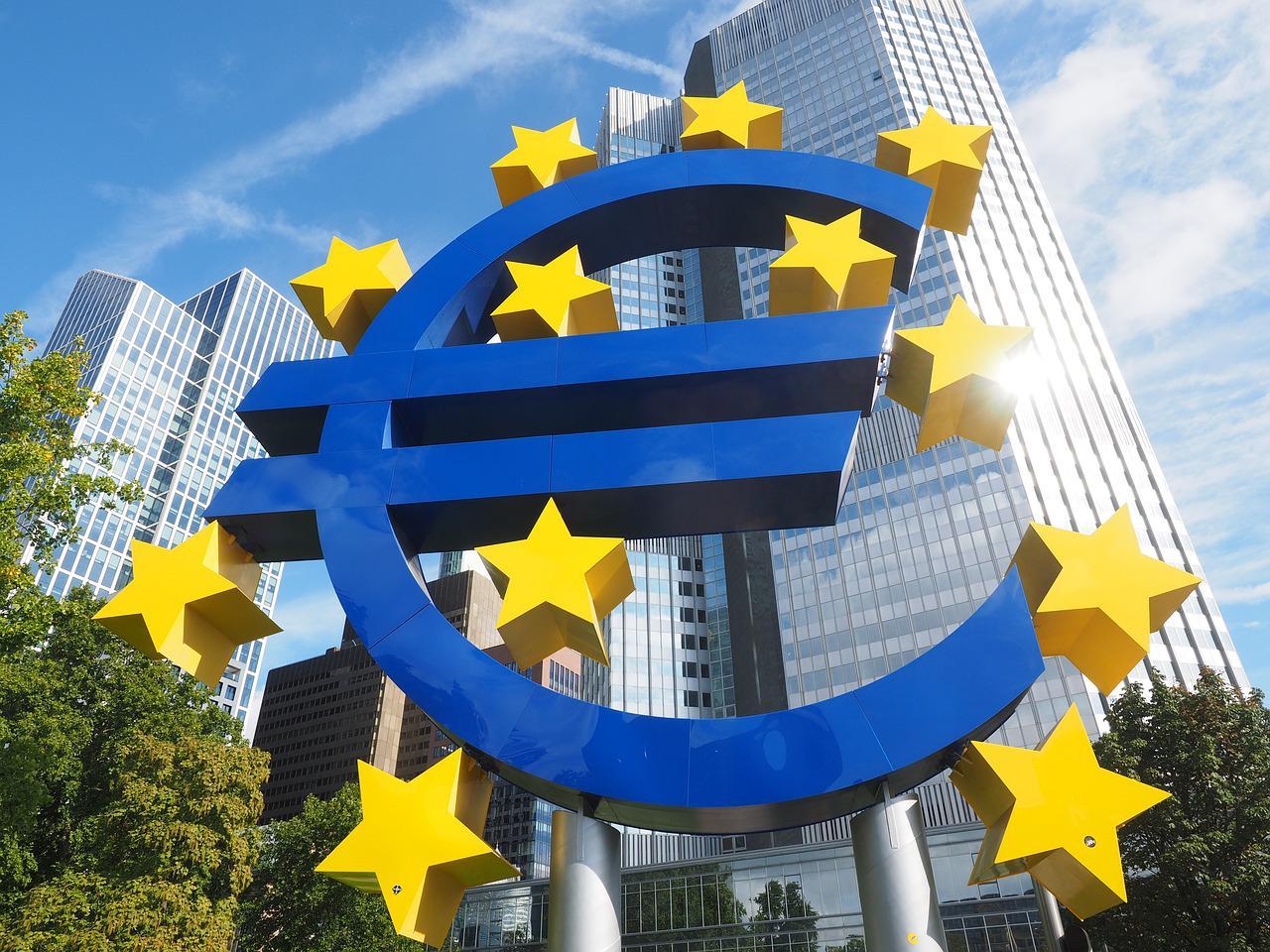 Imagem mostra o símbolo da união europeia.