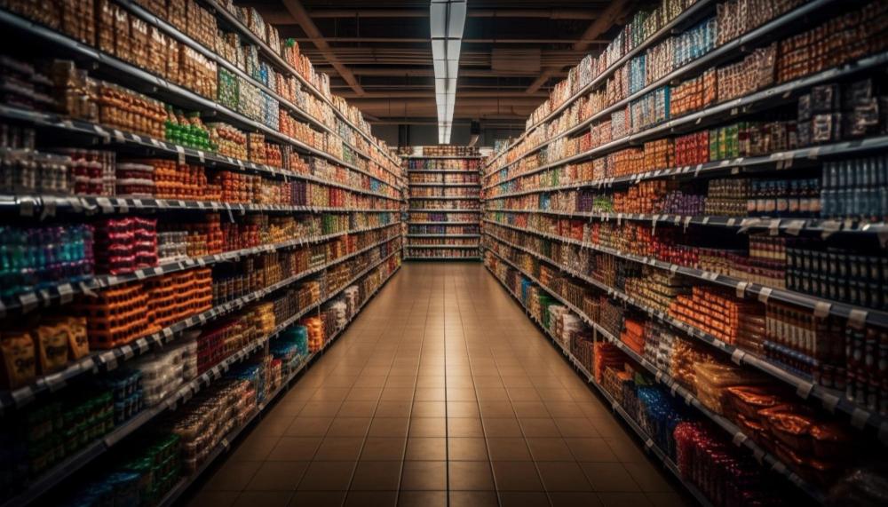 Imagem de corredor de supermercado para ilustrar matéria sobre recomendações da EQI para eetor de varejo