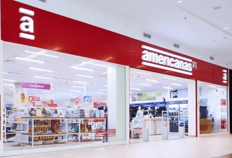 Imagem mostra uma das lojas da Americanas (AMER3)