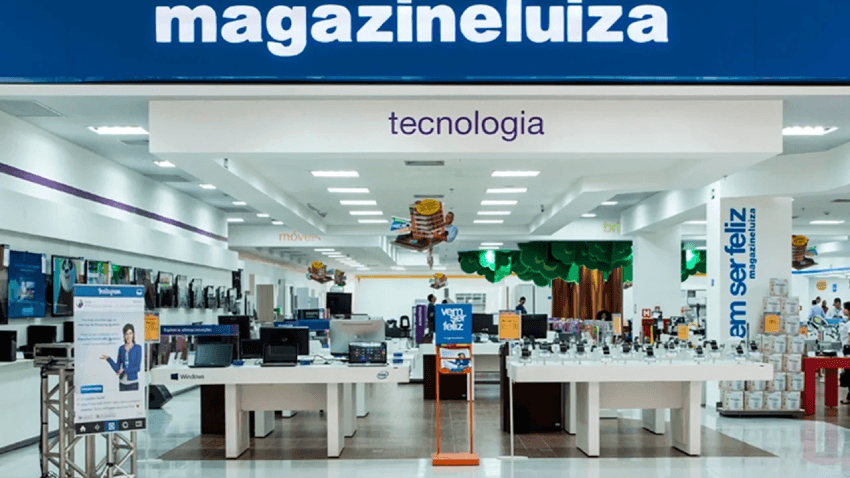 Imagem mostra uma das lojas do Magazine Luiza.