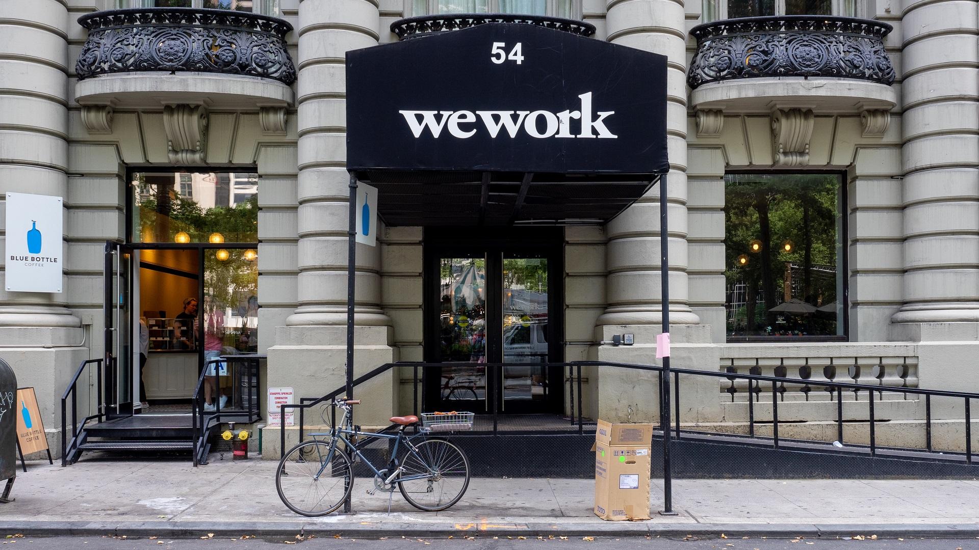 Escritório da WeWork em Nova York.