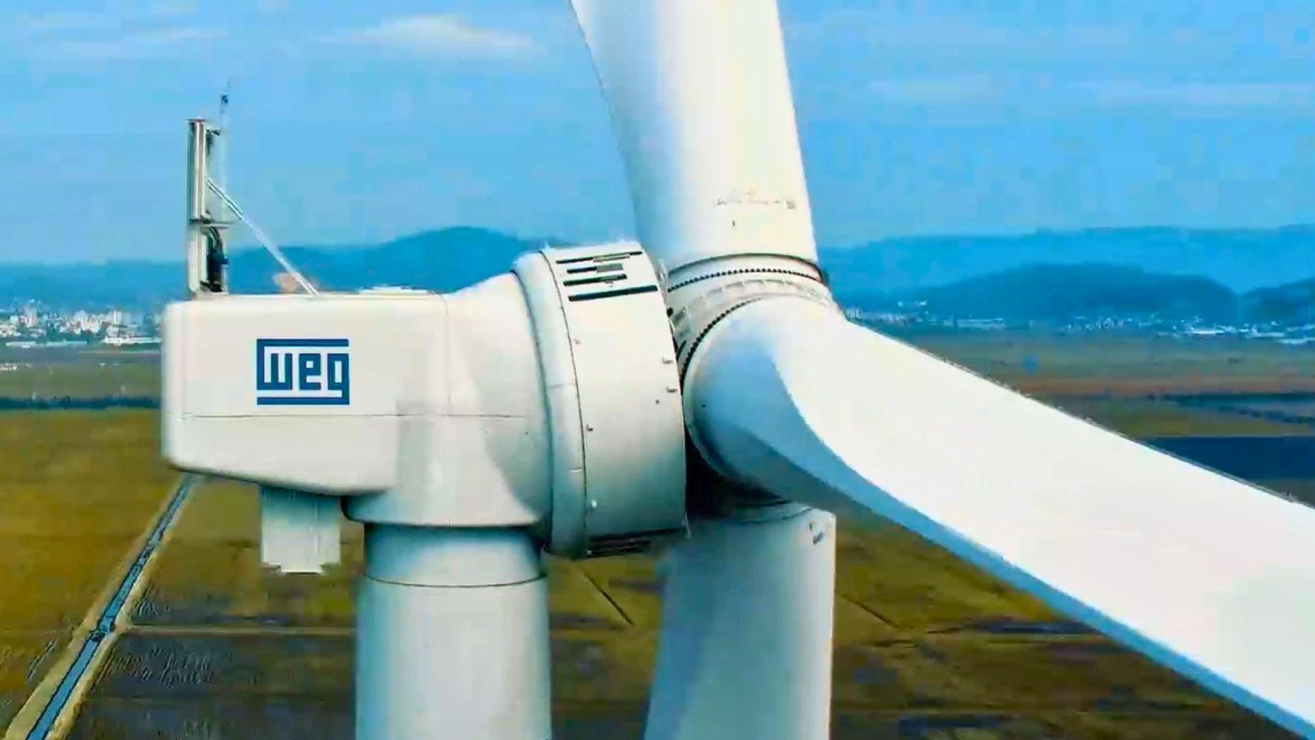 Turbina eólica da Weg (WEGE3)