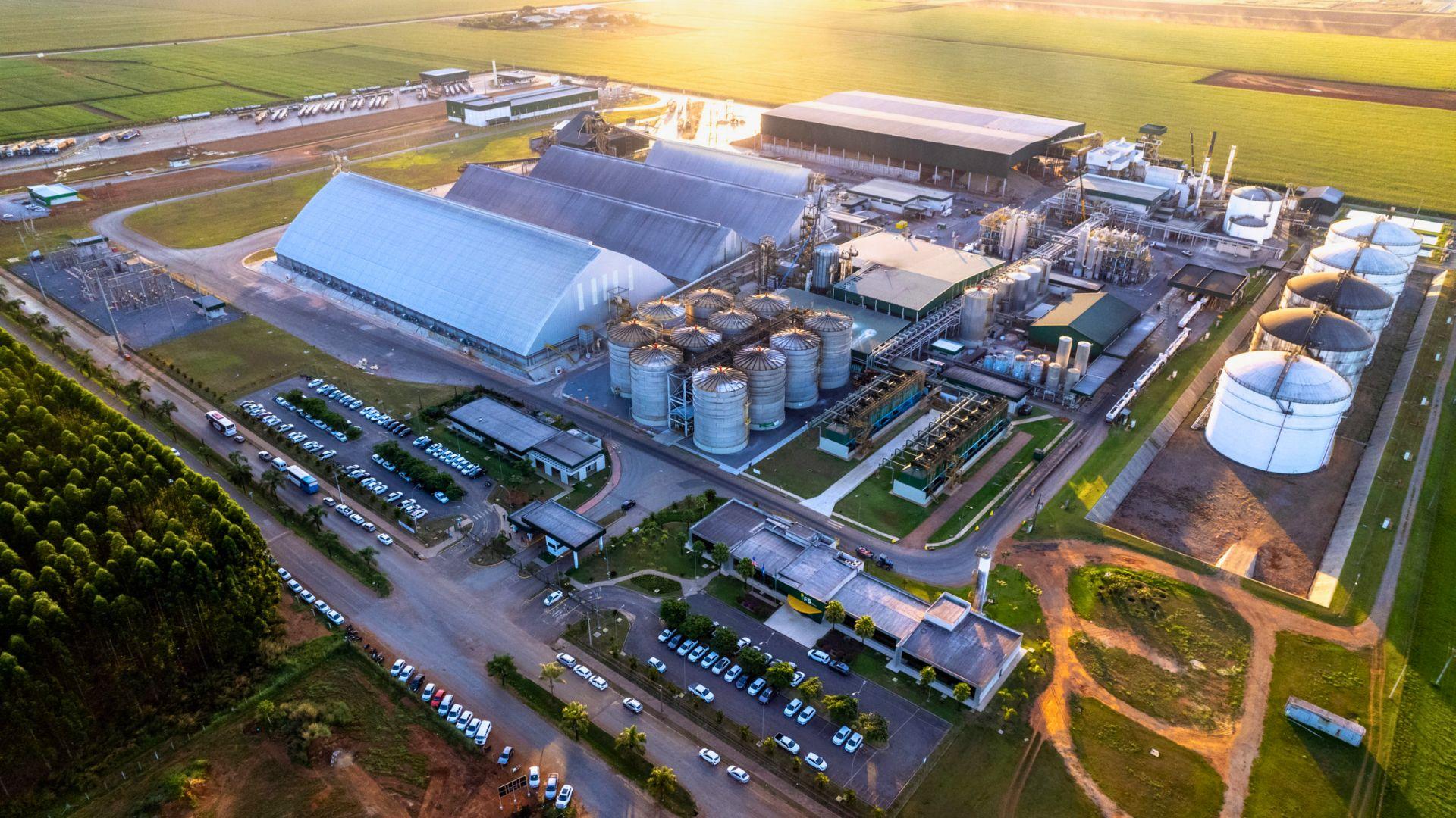 Planta da FS Bioenergia em Mato Grosso - representação do CRA FSBio