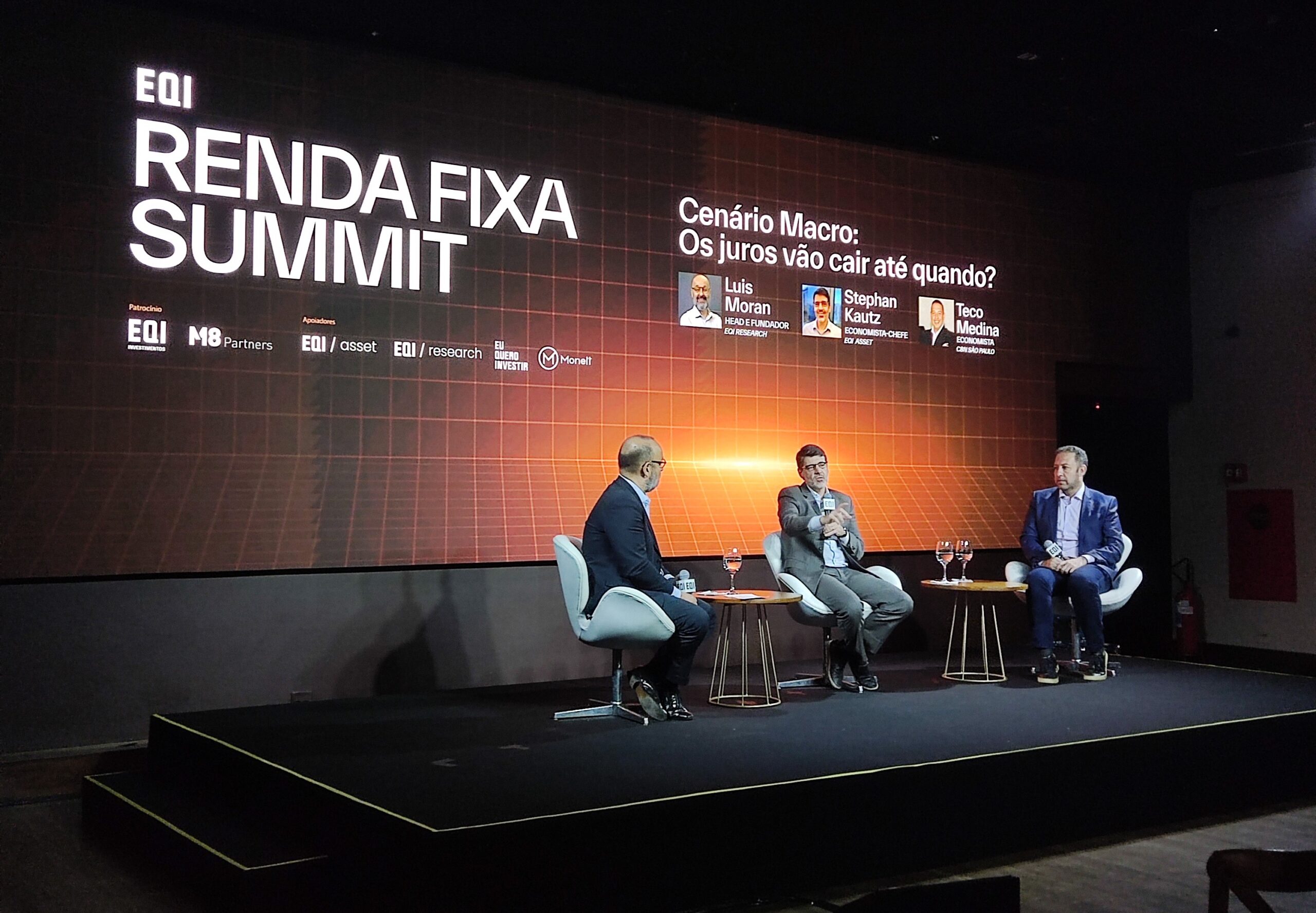 Queda dos juros. Evento EQI Renda Fixa Summit.