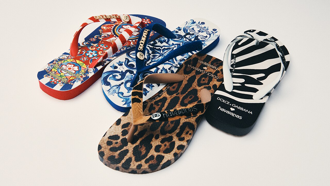 Havaianas a R$ 300: marca anuncia parceria com Dolce & Gabbana