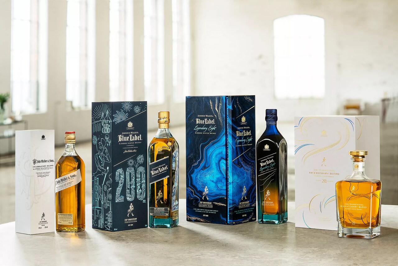 Diageo, fabricante do Johnnie Walker, divulga queda nas vendas anuais