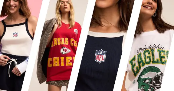 Sportcore: Renner lança coleção de roupas com NFL