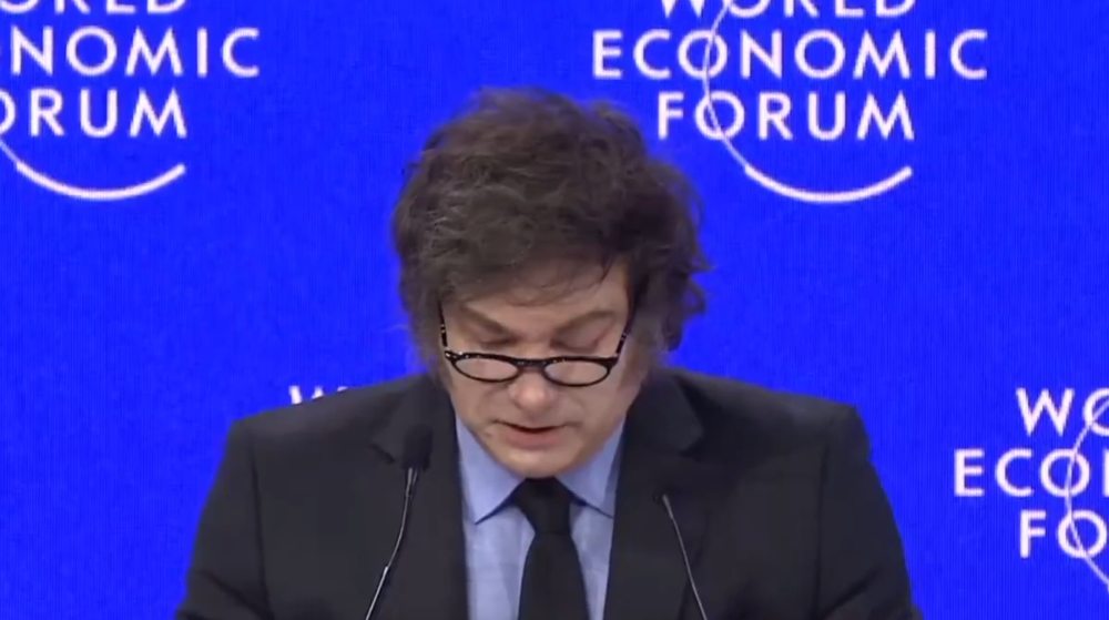 Javier Milei vê fim da hegemonia global da esquerda em discurso em Davos