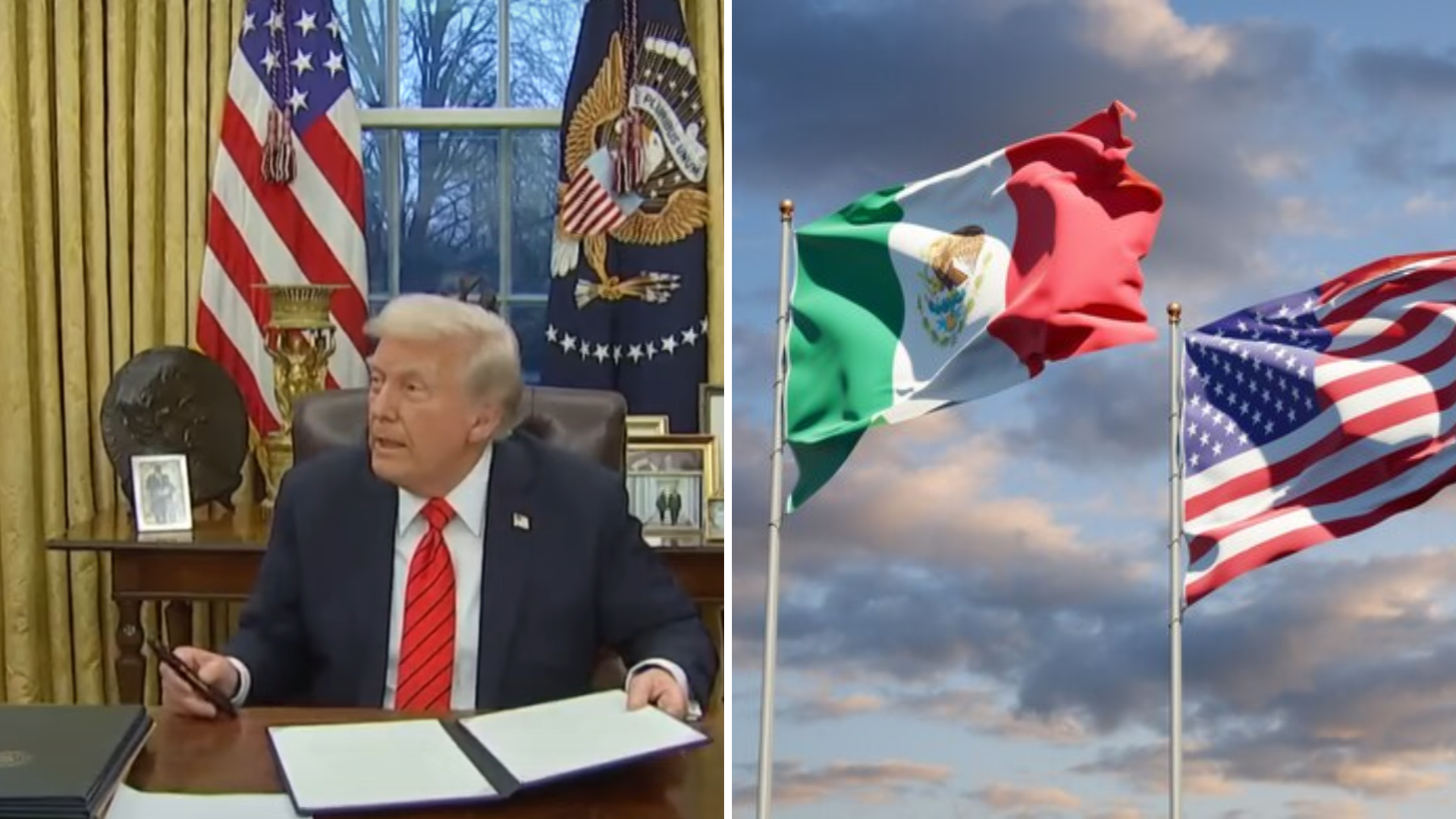 Trump isenta temporariamente o México de tarifas