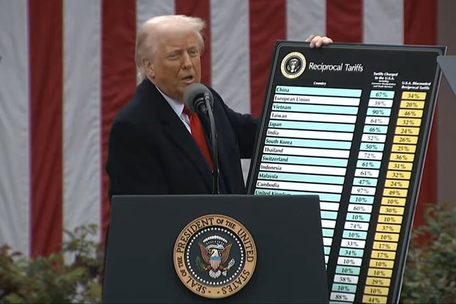 Trump anuncia novas tarifas e promete renascimento da indústria americana