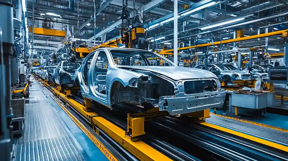 Produção Industrial recua 0,5% pela queda na produção de veículos