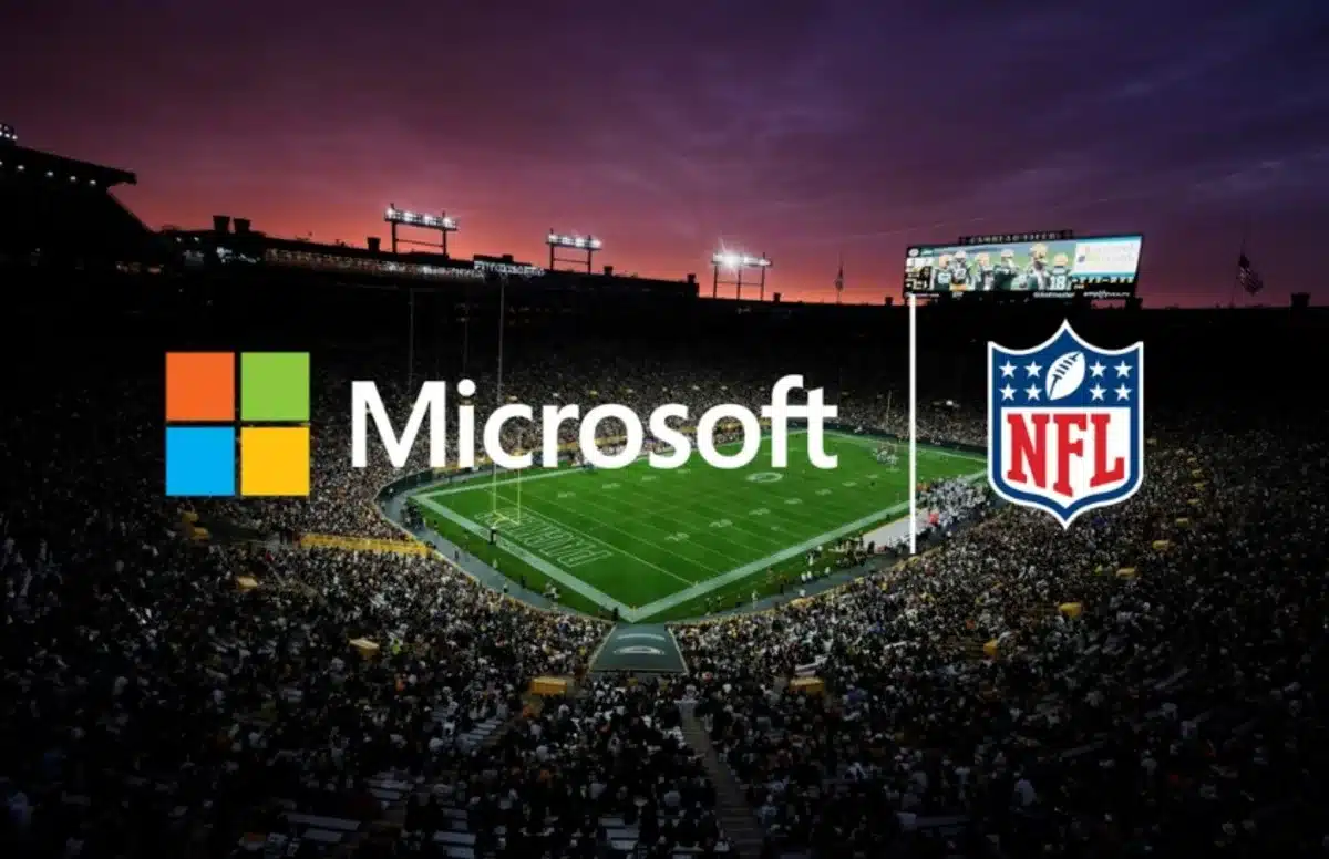 Microsoft e NFL anunciam parceria para usar IA para aprimorar a análise do dia do jogo