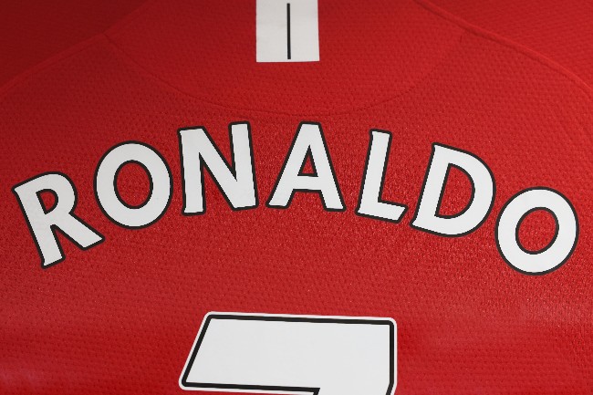 Cristiano Ronaldo: camisa imortalizada no Manchester