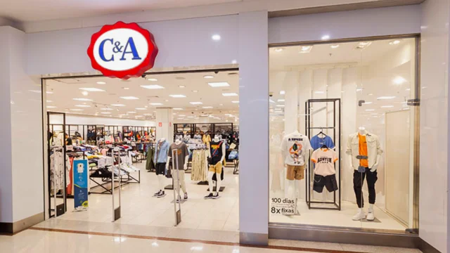 Fachada da loja da C&A