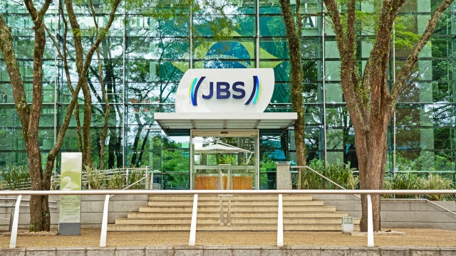 Fachada JBS na matriz da empresa, em São Paulo