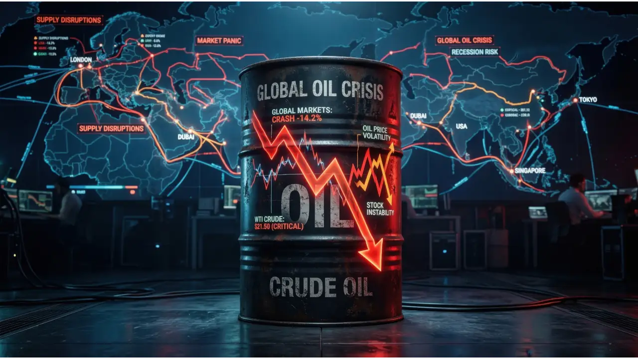 Guerra no Irã provoca choque histórico e derruba previsão global de petróleo