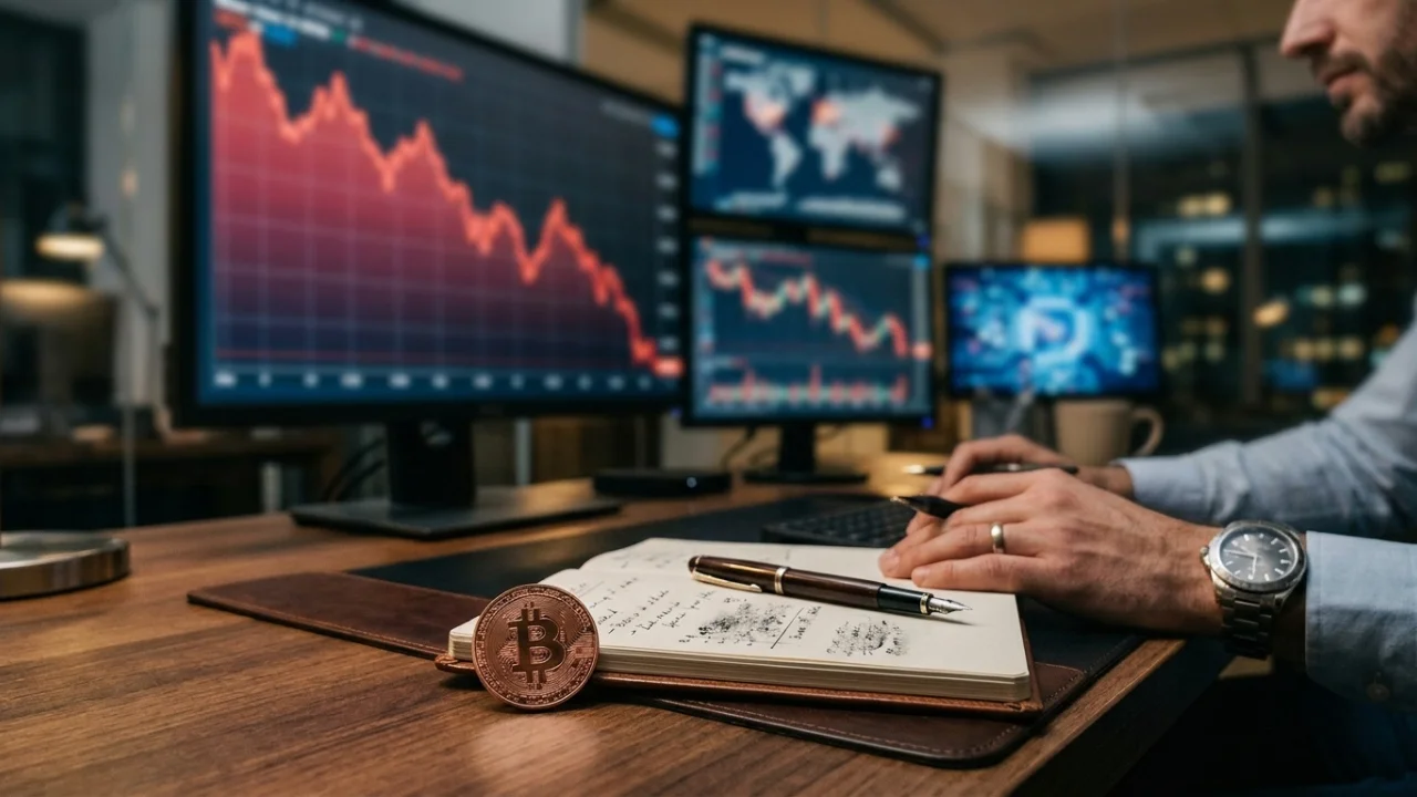 Bitcoin hoje cai com sell-off em IA e volta a testar suporte