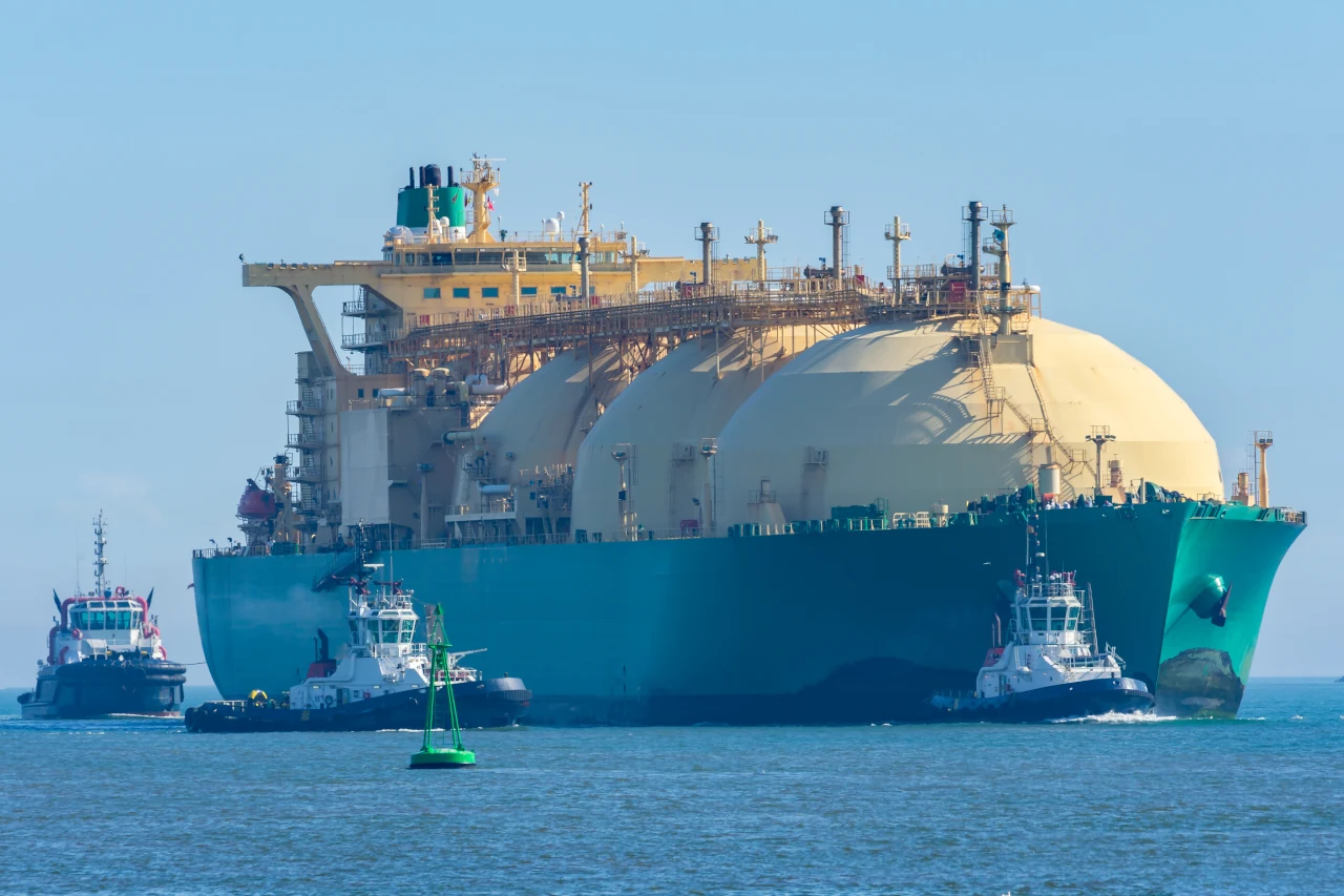 Navio de GNL, com que a Edge trabalha