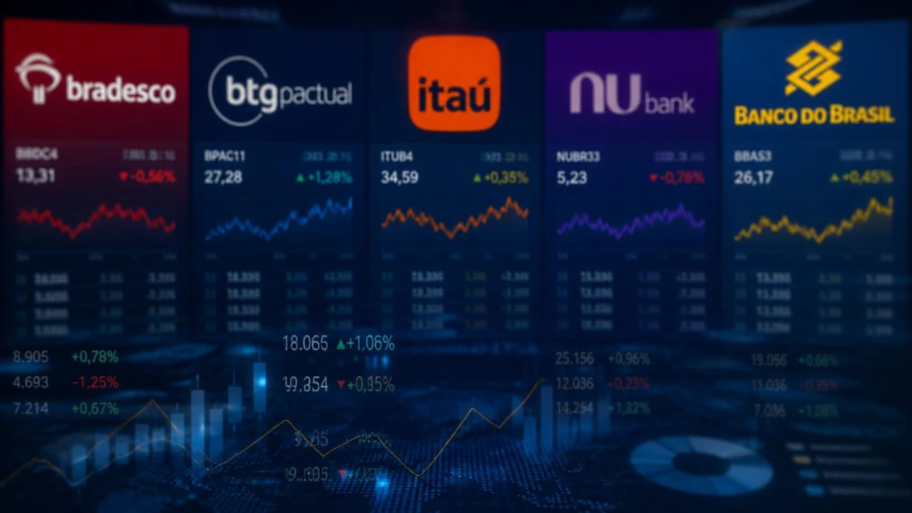 Bancos Itaú Banco do Brasil BTG Bradesco e Nubank