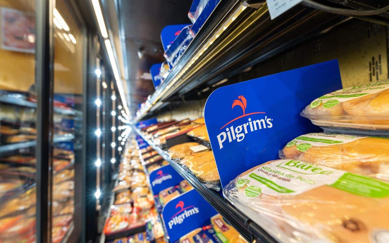 Peças de carne da Pilgim´s Pride, controlada da JBS