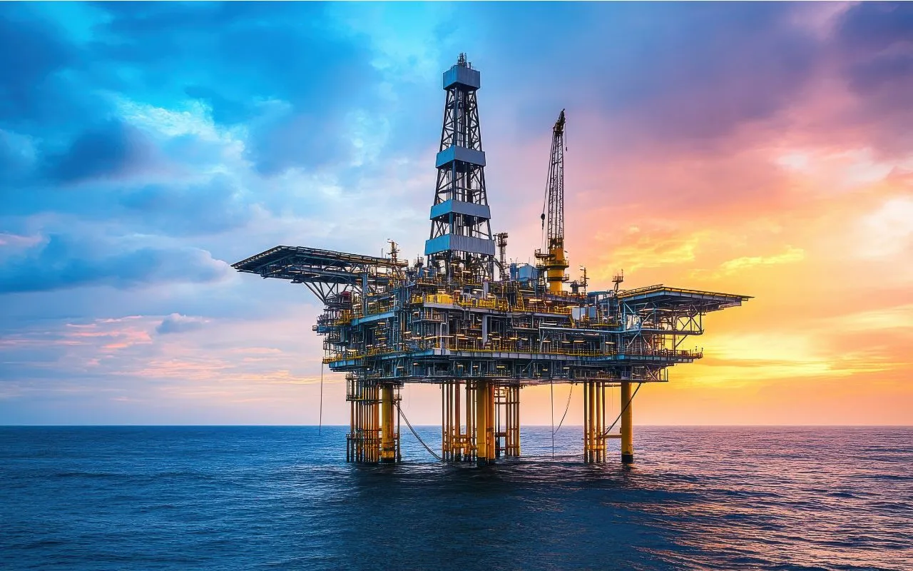Plataforma de petróleo e gás